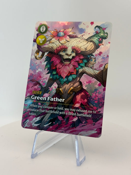 Ivern - Green Father - #1 - Legend Alter - Riftbound TCG