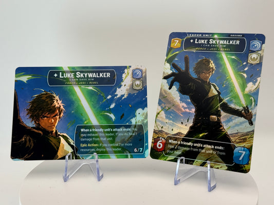 Luke Skywalker, I Can Save Him - Leader Alter - Star Wars Unlimited TCG