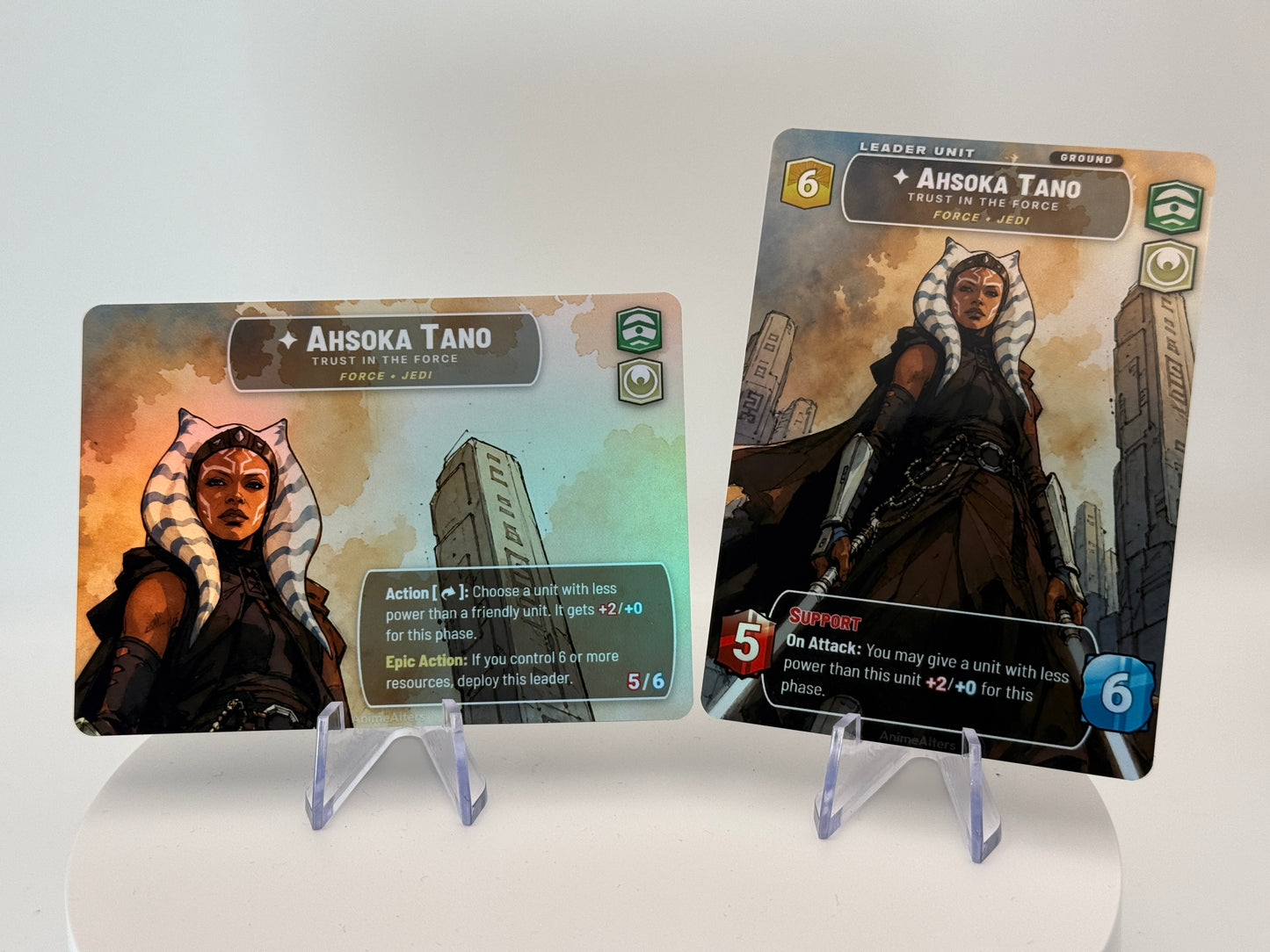 Ahsoka Tano, Trust in the Force - Leader Alter - Star Wars Unlimited TCG