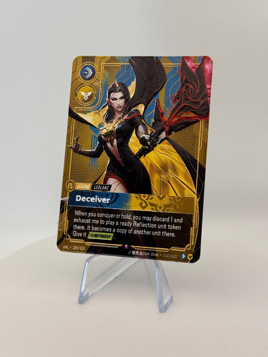 Leblanc - Deceiver - Metal 3D Textured Legend - Riftbound TCG
