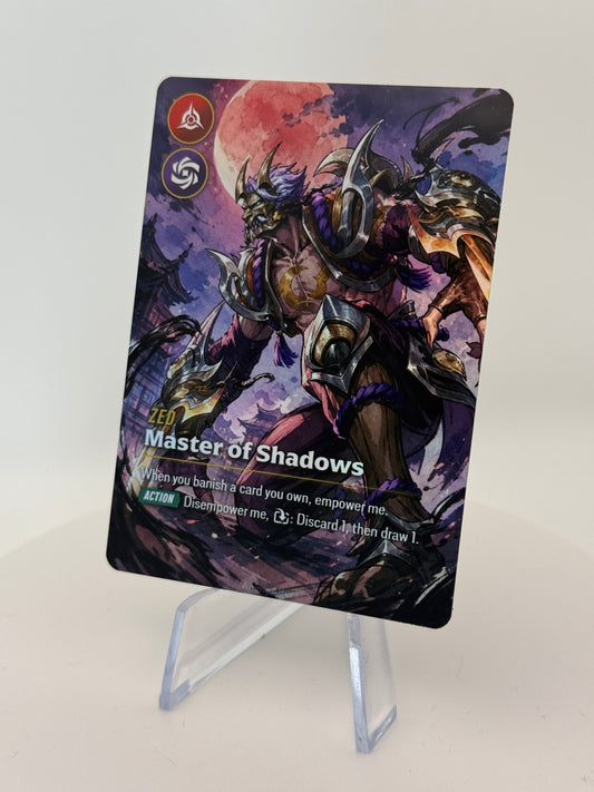 Zed - Master of Shadows - #2 - Legend Alter - Riftbound TCG