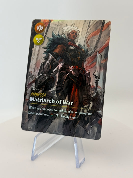 Ambessa - Matriarch of War - #1 - Legend Alter - Riftbound TCG