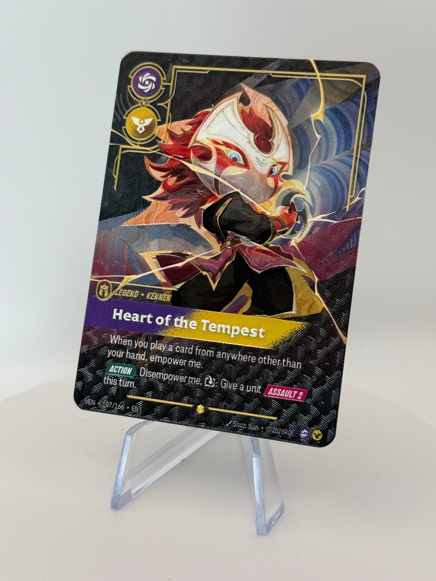 Kennen - Heart of the Tempest (Overnumbered) - Metal 3D Textured Legend - Riftbound TCG