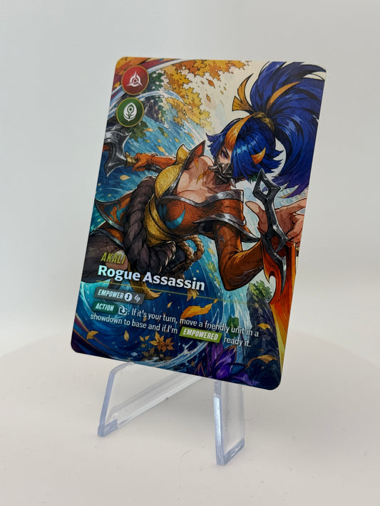 Akali - Rogue Assassin - #3 - Legend Alter - Riftbound TCG