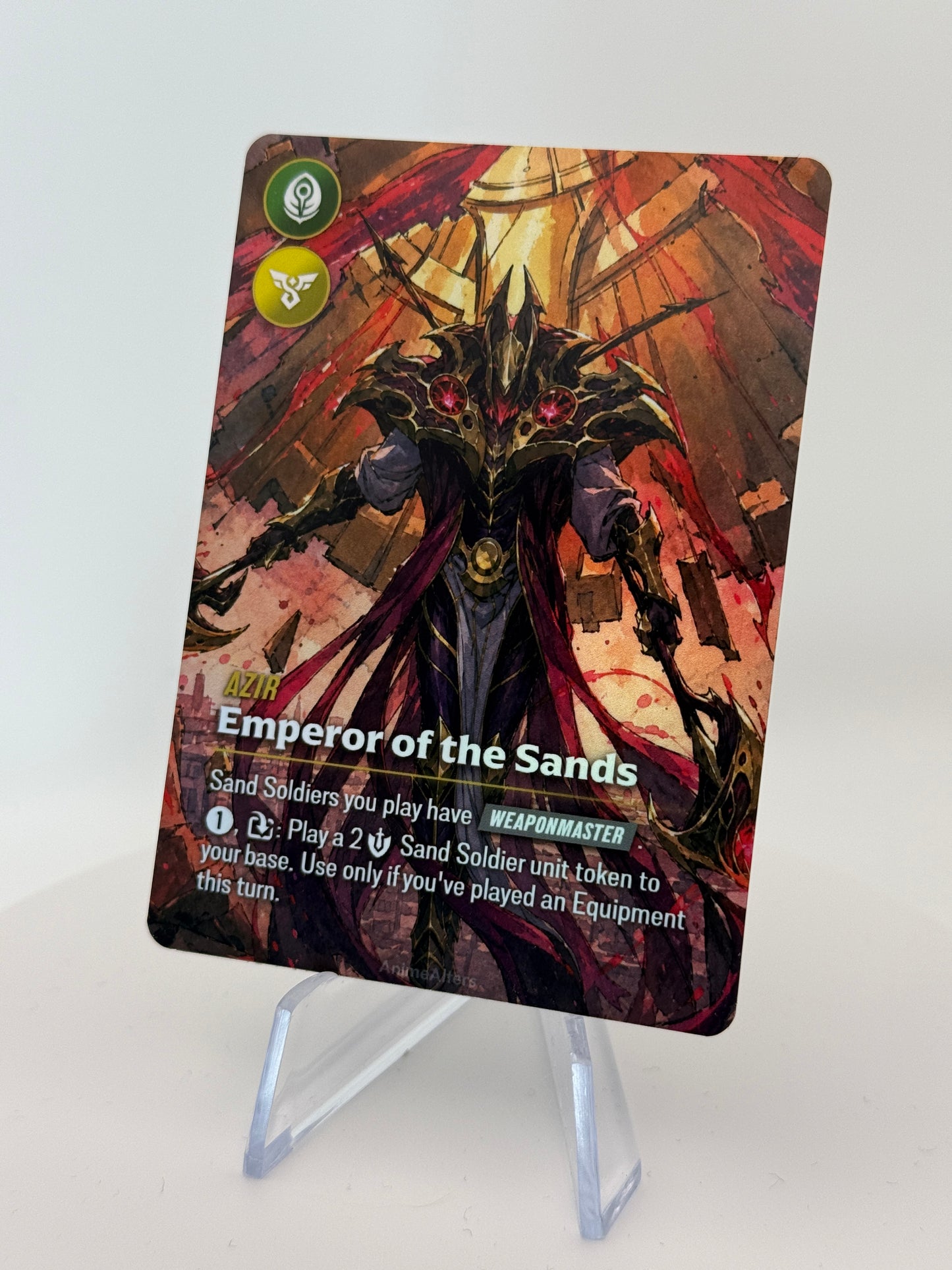 Azir - Emperor of the Sands - #3 - Legend Alter - Riftbound TCG