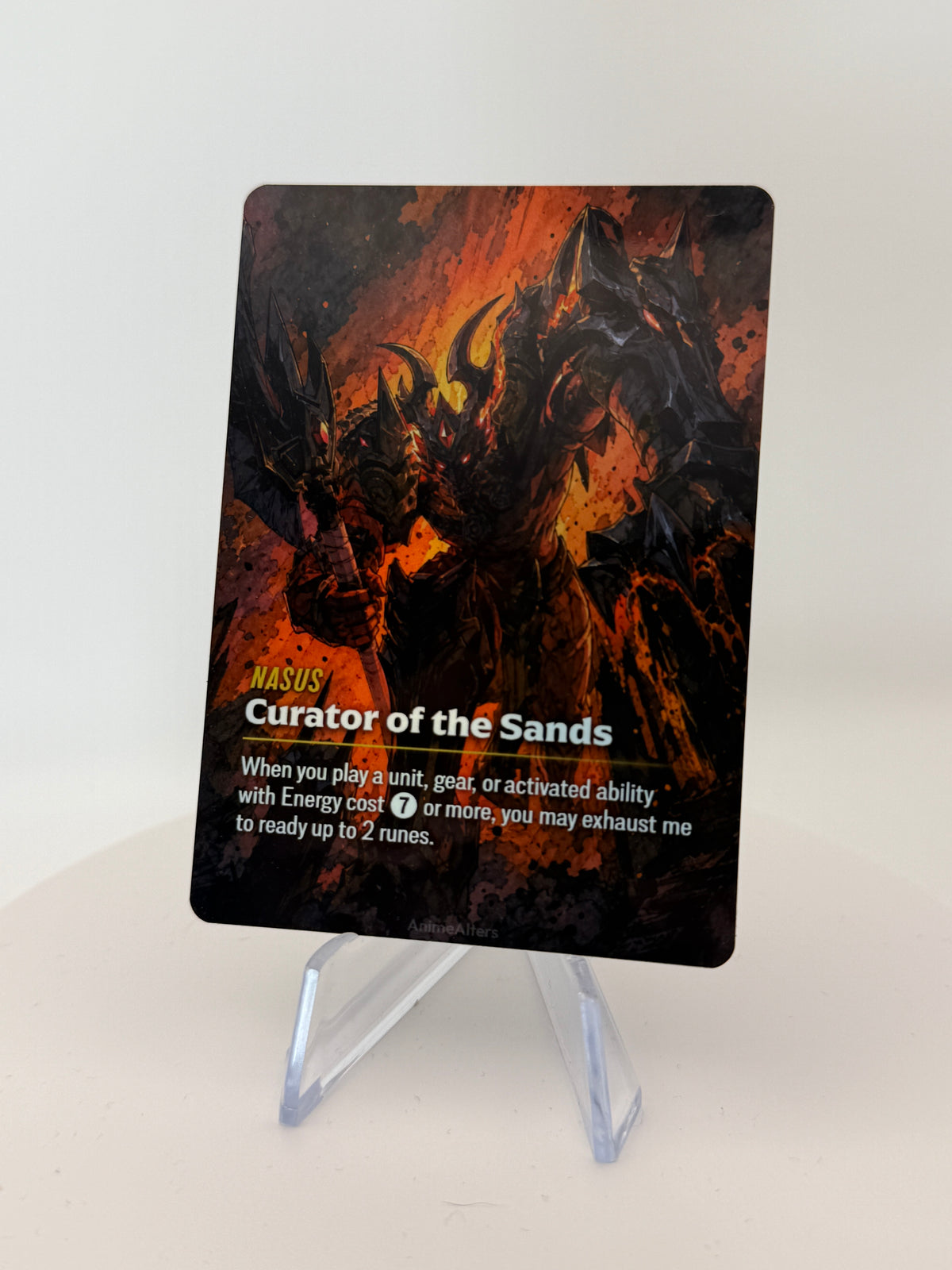 Nasus - Curator of the Sands - #2 - Legend Alter - Riftbound TCG