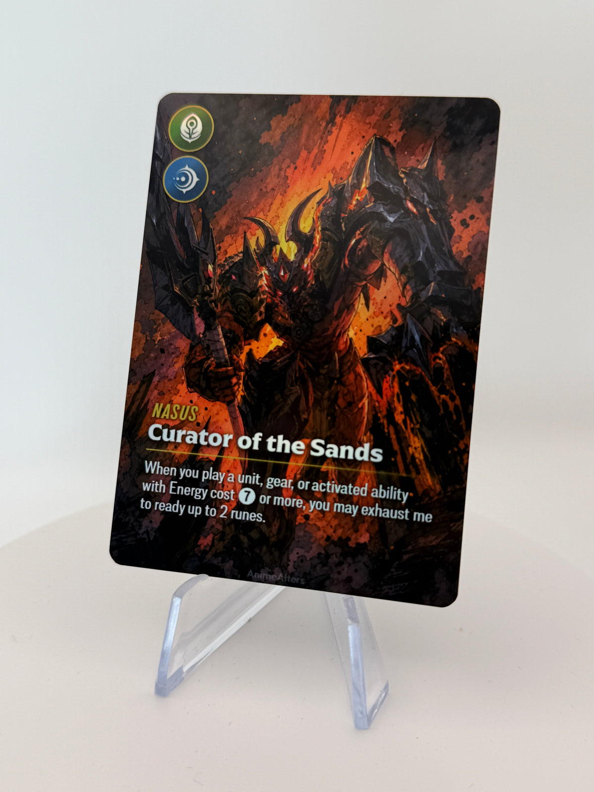 Nasus - Curator of the Sands - #2 - Legend Alter - Riftbound TCG