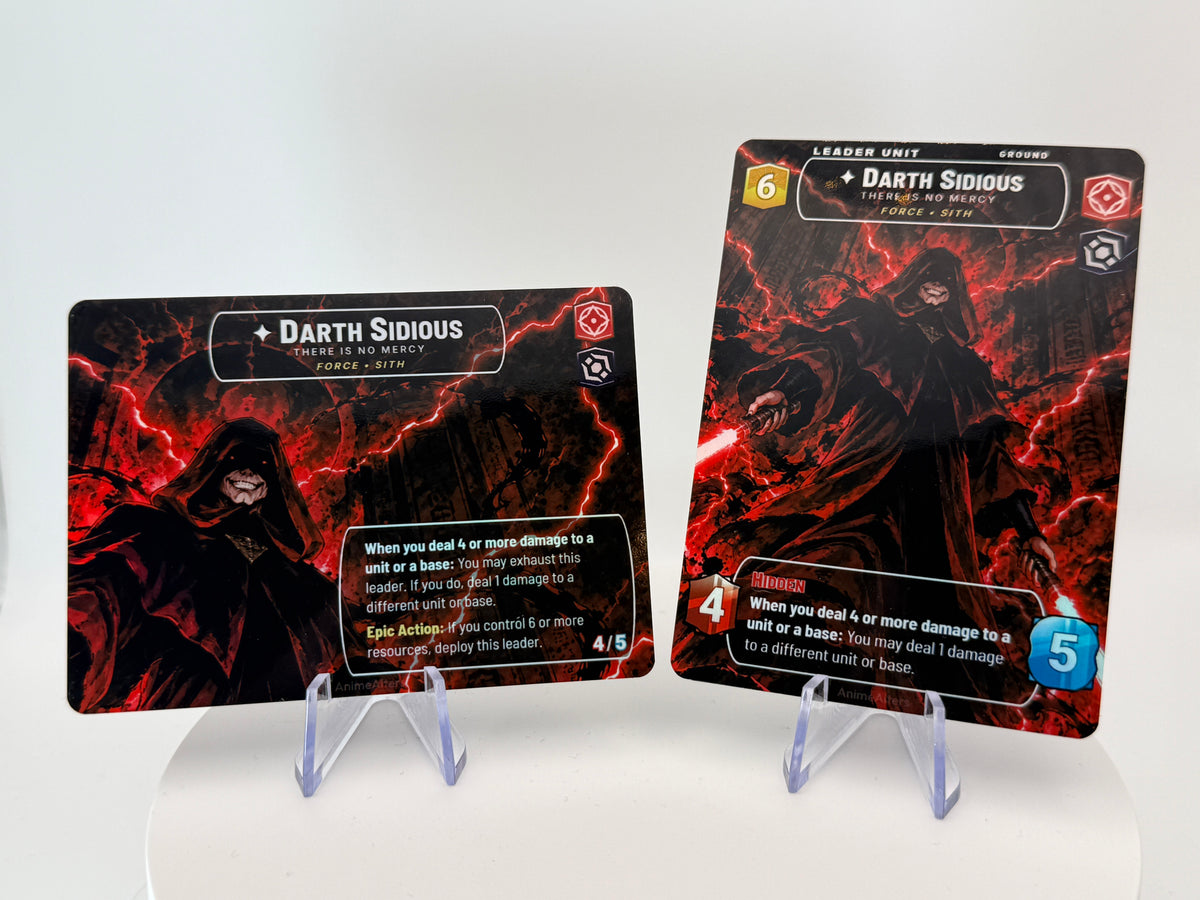 Darth Sidious, There is No Mercy - Leader Alter - Star Wars Unlimited TCG