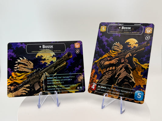 Bossk, Cruel Hunter - Leader Alter - Star Wars Unlimited TCG