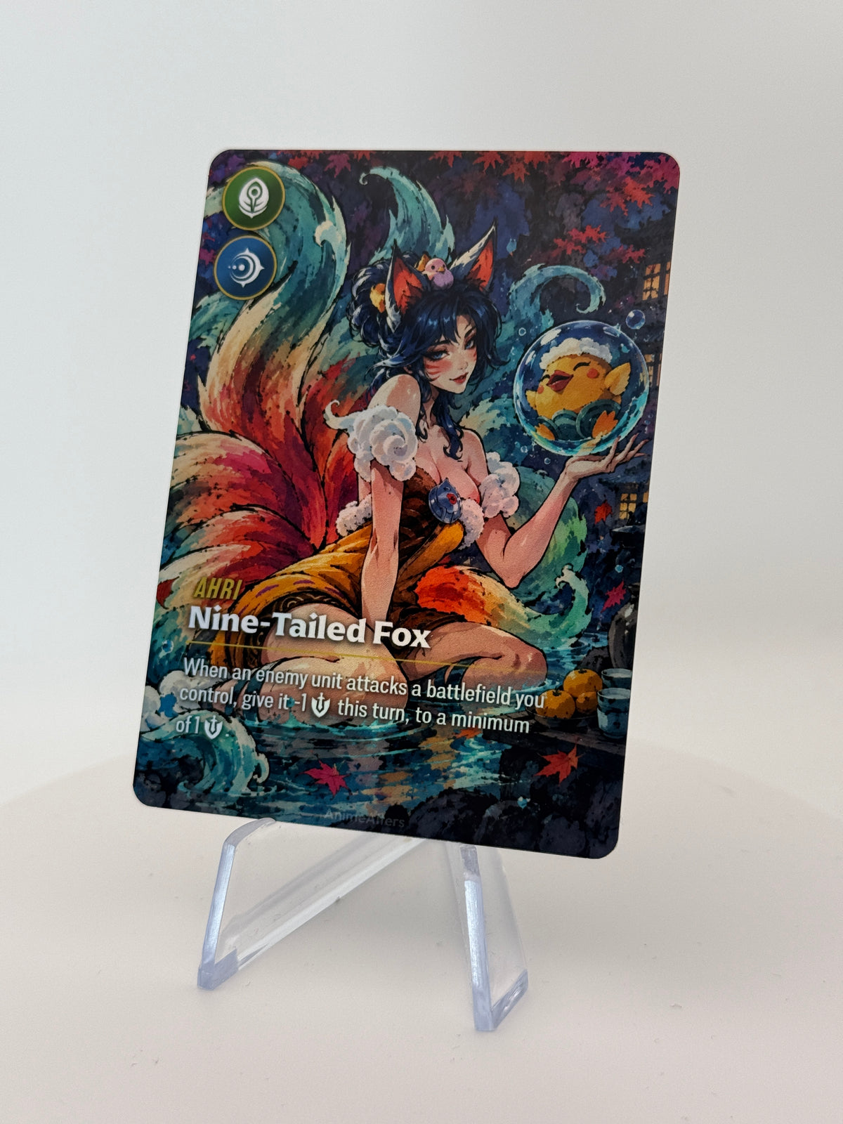 Ahri - Nine-Tailed Fox - #2 - Legend Alter - Riftbound TCG