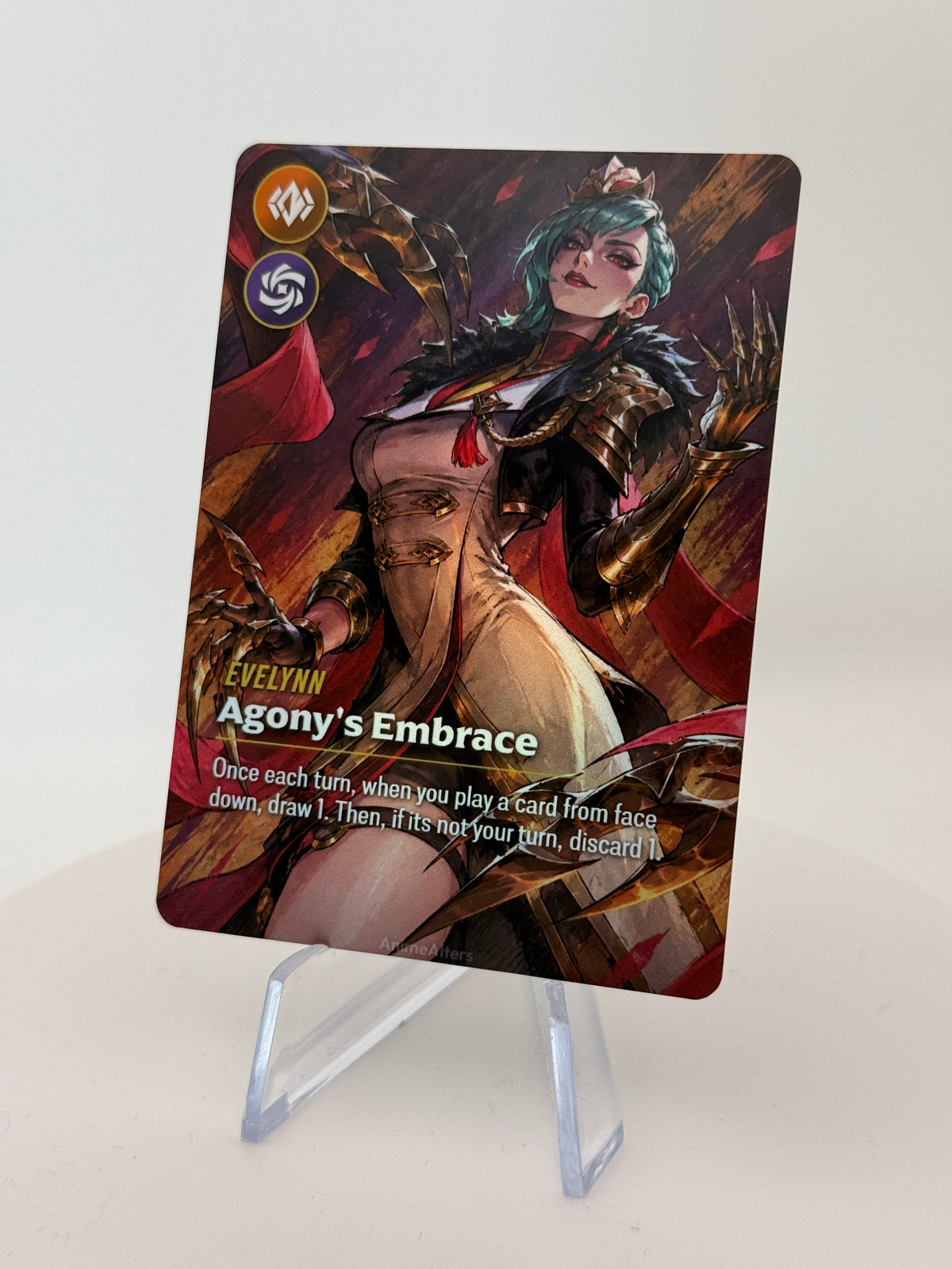 Evelynn - Agony's Embrace - #3 - Legend Alter - Riftbound TCG