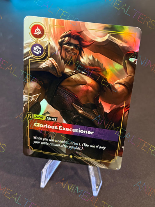 Draven - Glorious Executioner - Grand Reckoning - Legend Proxy - Riftbound TCG