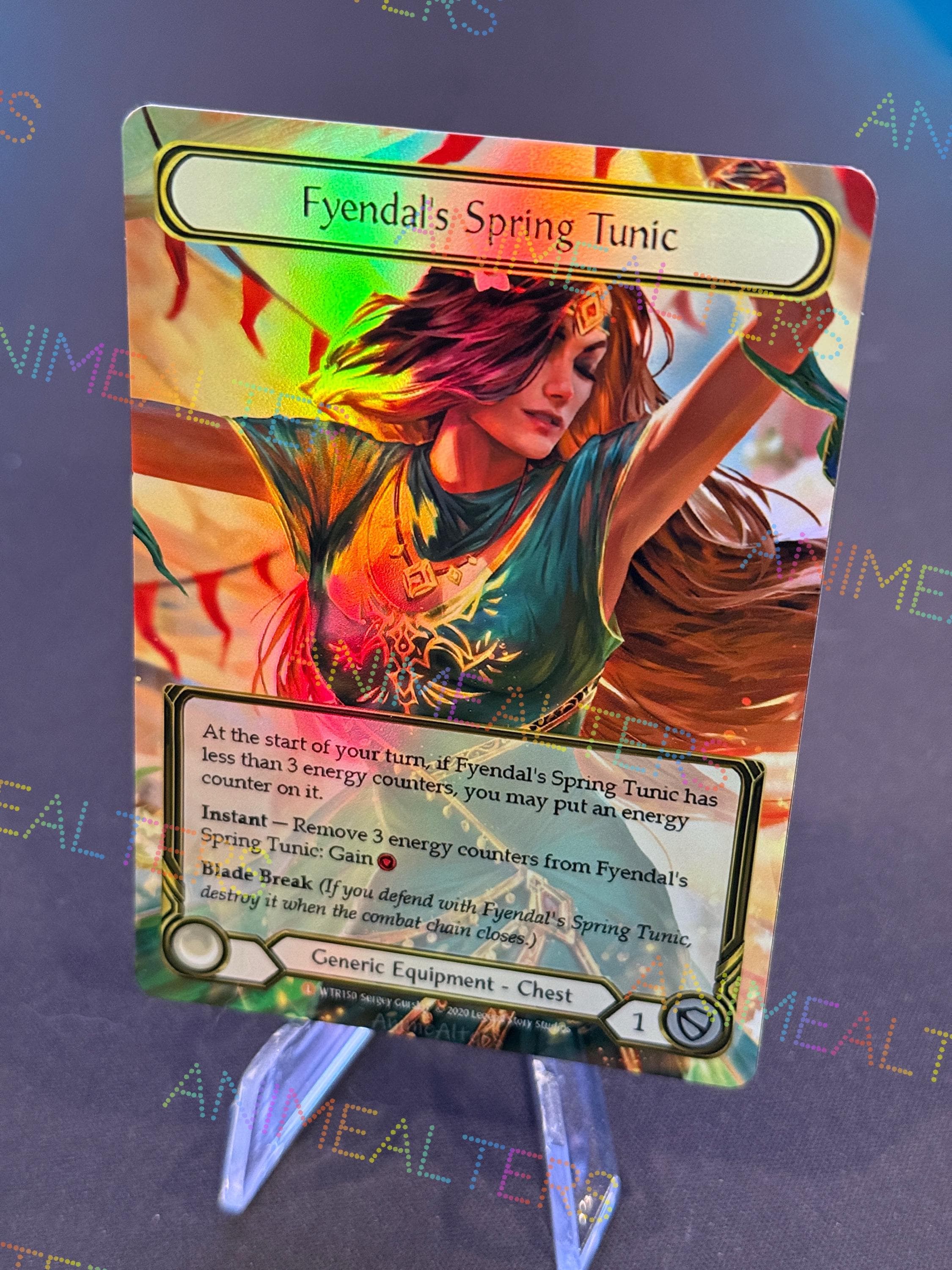 Fyendal’s Spring Tunic - Equipment Proxy Alter - Flesh and Blood TCG