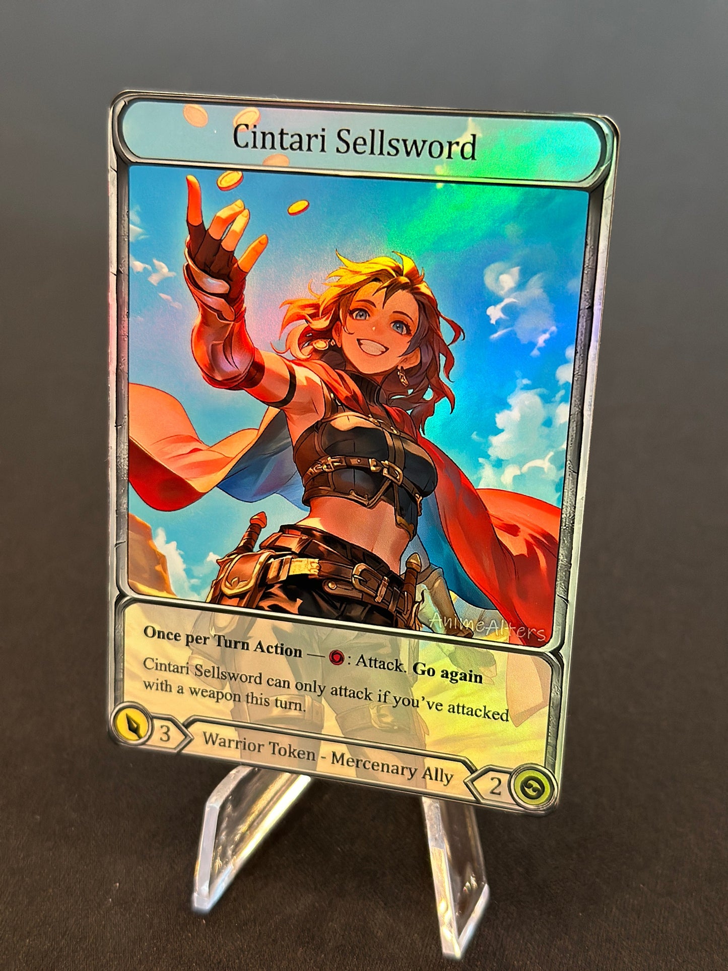 Cintari Sellsword - Token Alter - Flesh and Blood TCG