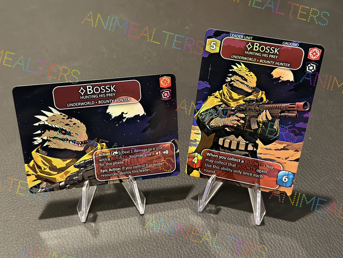 Bossk, Hunting His Prey - Leader Alter - Star Wars Unlimited TCG