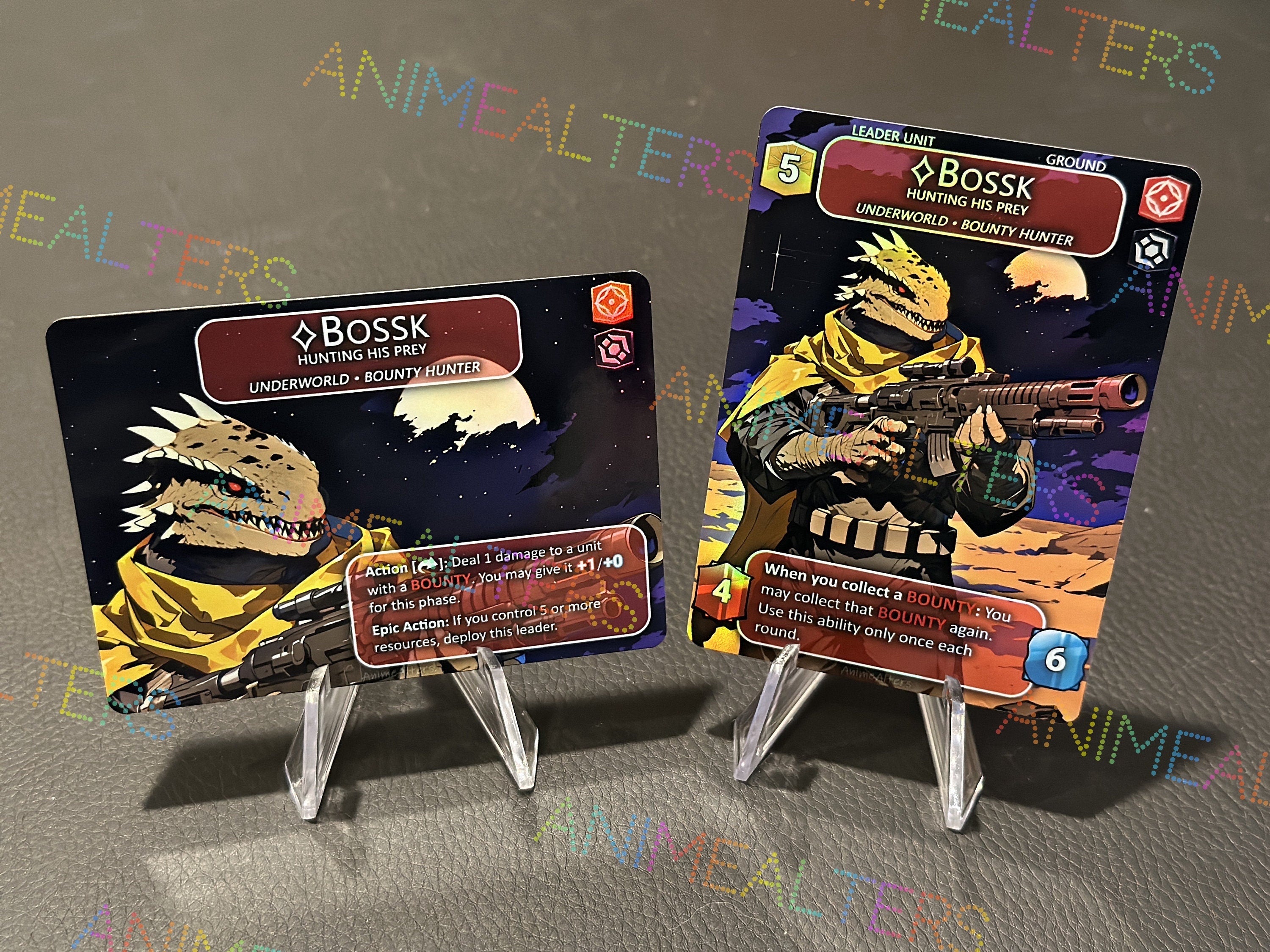 Bossk, Hunting His Prey - Leader Alter - Star Wars Unlimited TCG