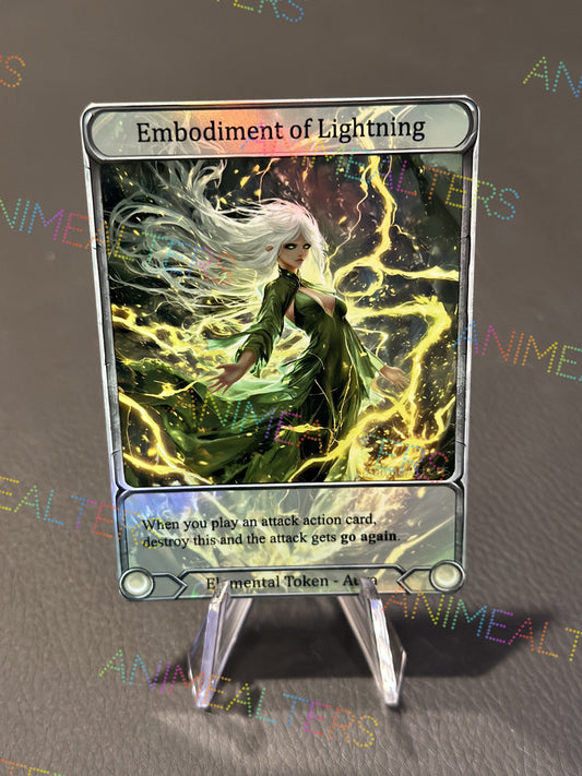 Embodiment of Lightning - Token Alter - Flesh and Blood TCG