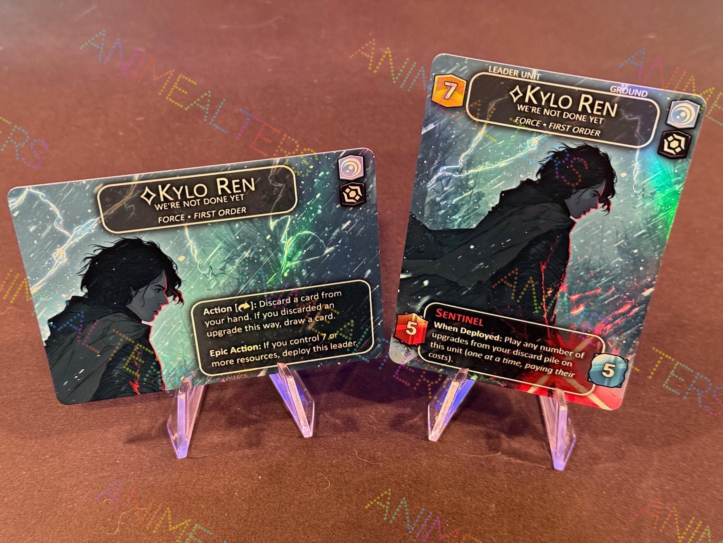 Kylo Ren, We’re Not Done Yet - Leader Alter - Star Wars Unlimited TCG