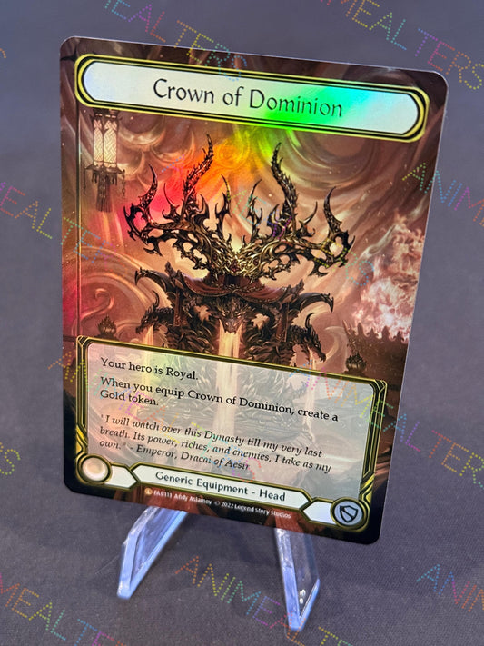 Crown of Dominion - Equipment Proxy Alter - Flesh and Blood TCG