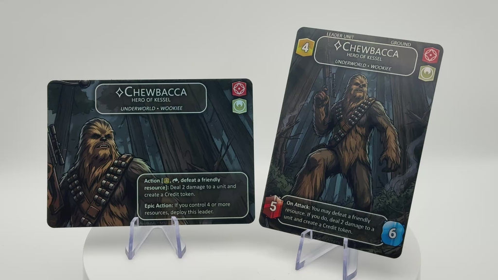 Chewbacca, Hero of Kessel - Leader Alter - Star Wars Unlimited TCG