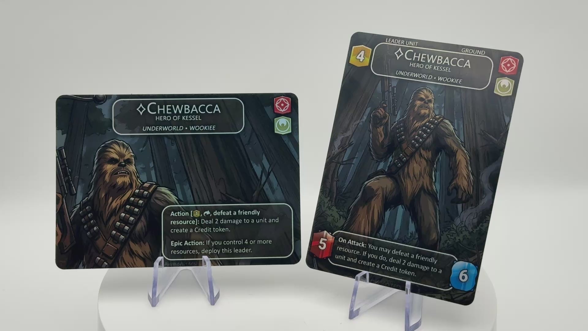 Chewbacca, Hero of Kessel - Leader Alter - Star Wars Unlimited TCG